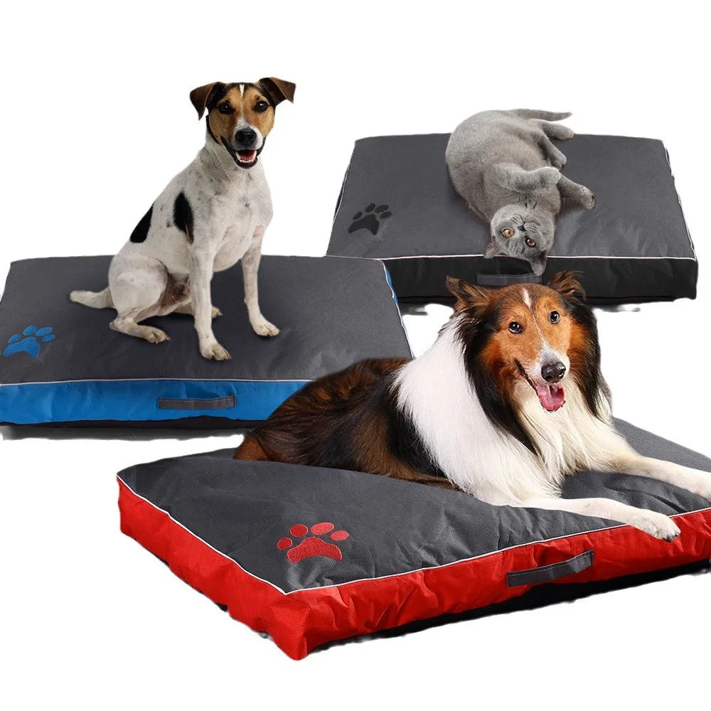 Dog Beds for Large Dogs House Sofa Kennel Square Pillow Husky Labrador Teddy Large Dogs Cat House Beds Mats