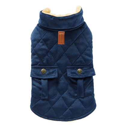 Dog Winter Coats with Leash Hole Cold Weather Fleece Dog Vest Pet Jacket Cold Weather Clothes for Small Medium Dogs Apparel