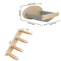 Wall Mounted Wooden Cat House Furniture Scratcher Shelves Climbing Ladder Perch Cat Bridge and Jumping Platform for Kitten Play